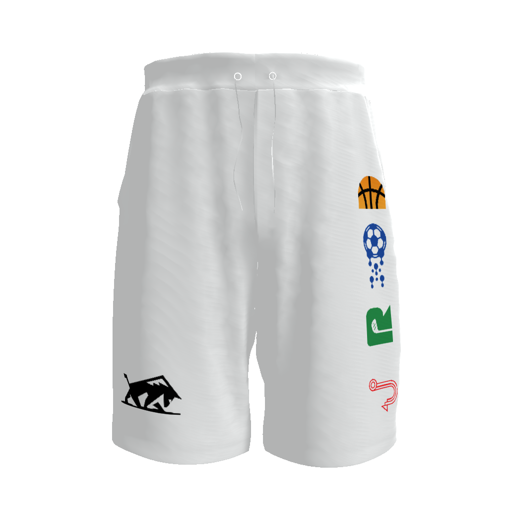 Casual mens track shorts