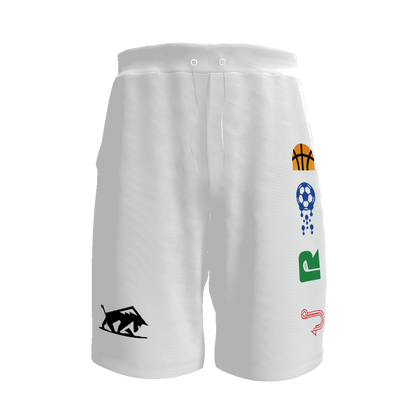 Casual mens track shorts